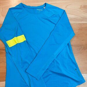Reebok Running Long Sleeve,wick away, sky blue, XL